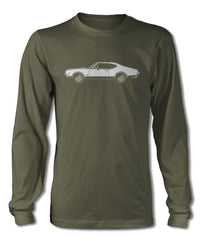 1968 Oldsmobile Cutlass 4-4-2 Hurst T-Shirt - Long Sleeves - Side View