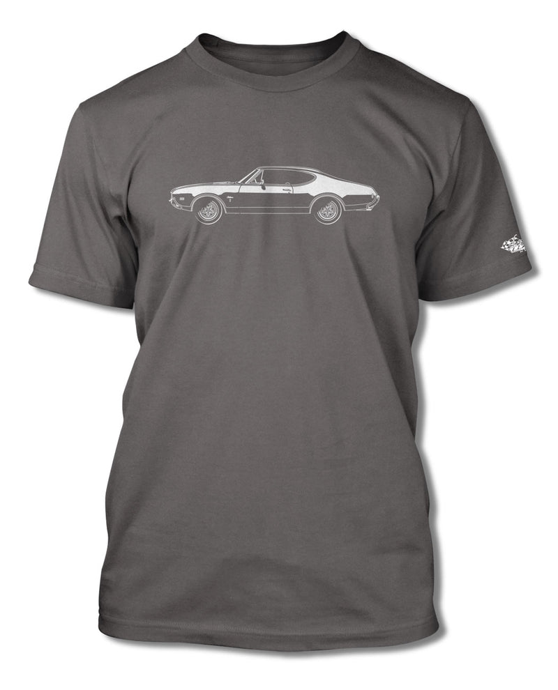 1968 Oldsmobile Cutlass S Holiday Coupe T-Shirt - Men - Side View