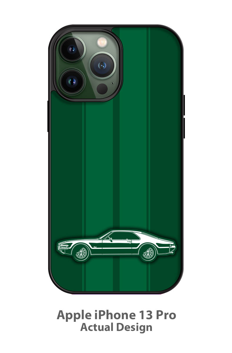 1968 Oldsmobile Toronado Coupe Smartphone Case - Racing Stripes