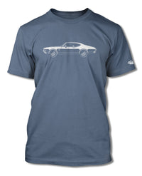 1969 Oldsmobile Cutlass S Holiday Coupe T-Shirt - Men - Side View