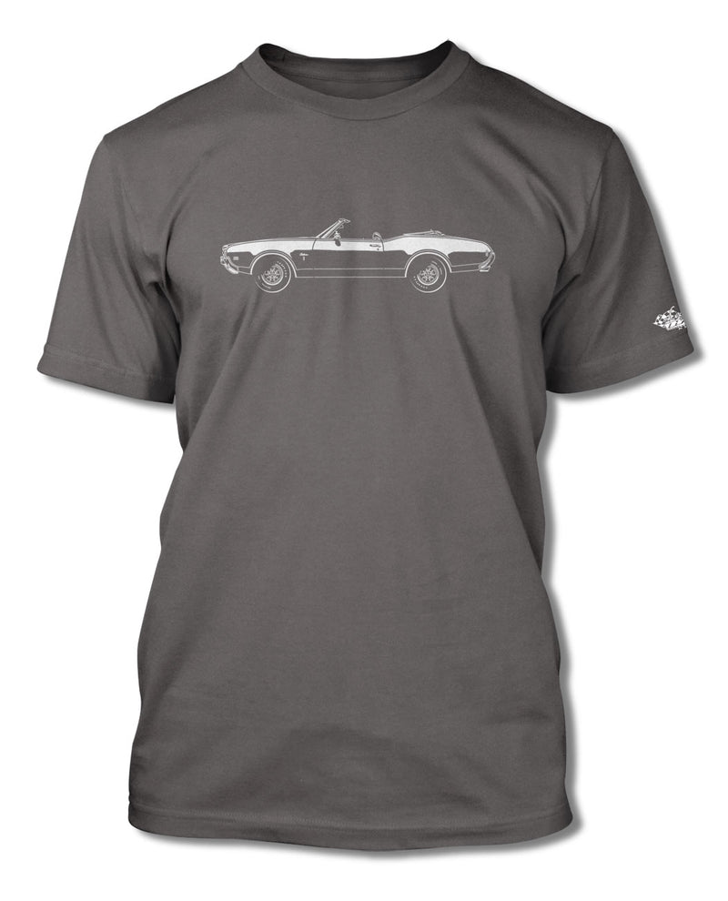 1969 Oldsmobile Cutlass Convertible T-Shirt - Men - Side View