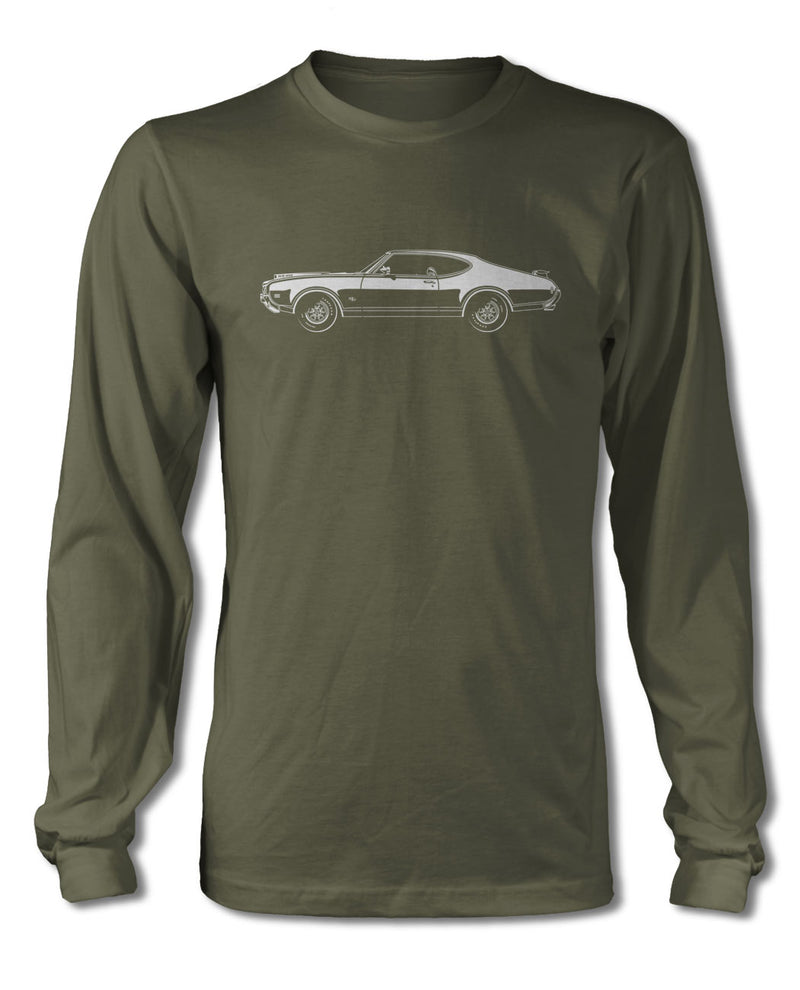 1969 Oldsmobile Cutlass 4-4-2 Hurst T-Shirt - Long Sleeves - Side View