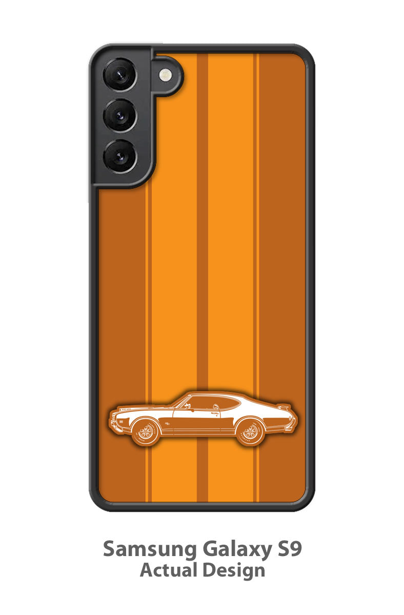 1969 Oldsmobile Cutlass 4-4-2 Hurst Smartphone Case - Racing Stripes