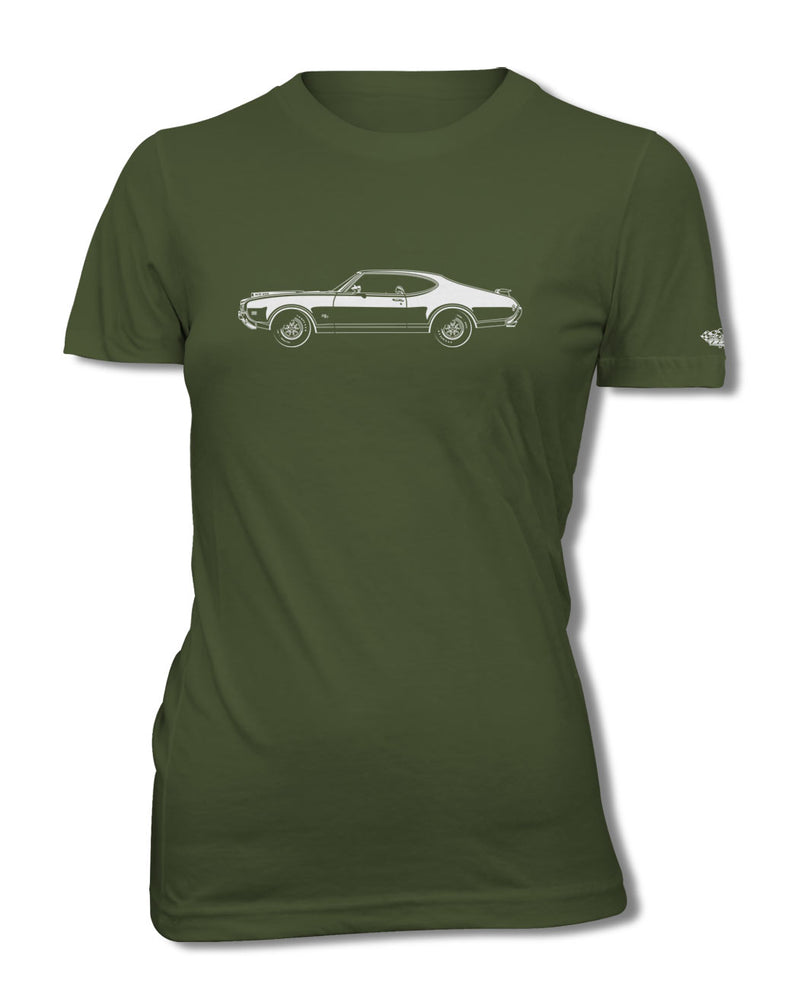 1969 Oldsmobile Cutlass 4-4-2 Hurst T-Shirt - Women - Side View