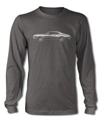 1970 Oldsmobile Cutlass 4-4-2 Holiday Coupe T-Shirt - Long Sleeves - Side View