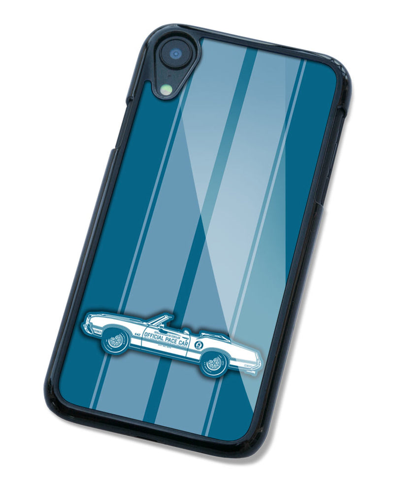 1970 Oldsmobile 4-4-2 Indianapolis 500 Pace Car Convertible Smartphone Case - Racing Stripes