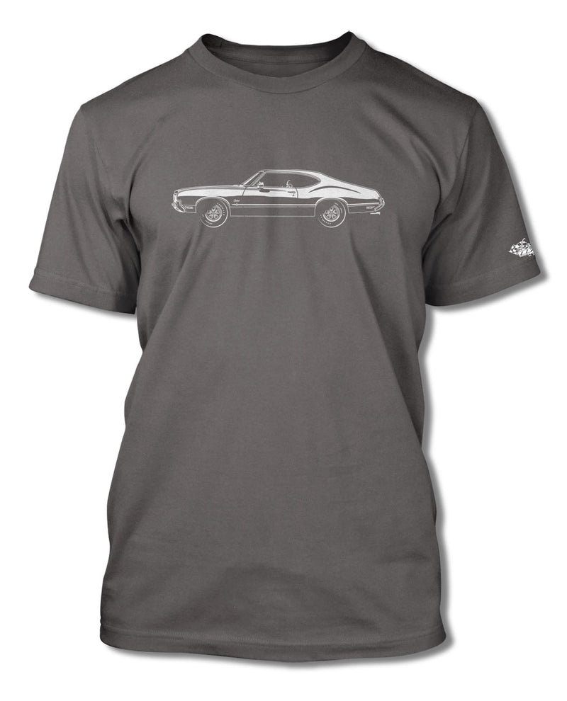 1970 Oldsmobile Cutlass S Holiday Coupe T-Shirt - Men - Side View