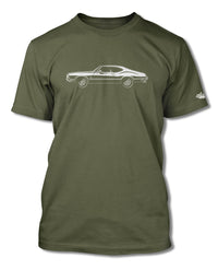 1970 Oldsmobile Cutlass S Holiday Coupe T-Shirt - Men - Side View
