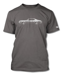 1971 Oldsmobile Cutlass S Holiday Coupe T-Shirt - Men - Side View