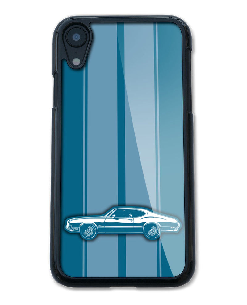 1971 Oldsmobile Cutlass S Holiday Coupe Smartphone Case - Racing Stripes