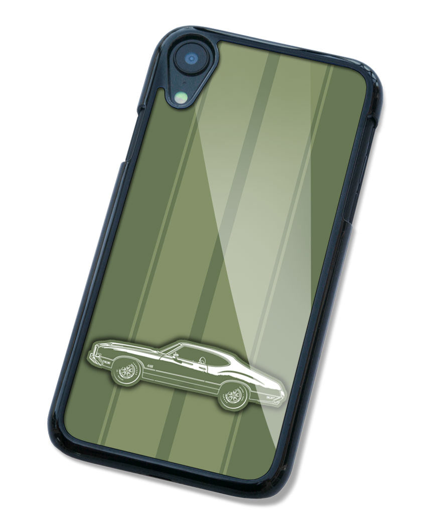 1972 Oldsmobile Cutlass 4-4-2 Coupe Smartphone Case - Racing Stripes