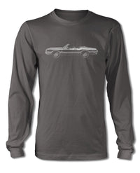 1972 Oldsmobile Cutlass 4-4-2 W-30 Convertible T-Shirt - Long Sleeves - Side View