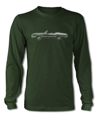 1972 Oldsmobile Cutlass 4-4-2 W-30 Convertible T-Shirt - Long Sleeves - Side View