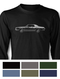 1972 Oldsmobile Cutlass Supreme Coupe T-Shirt - Long Sleeves - Side View