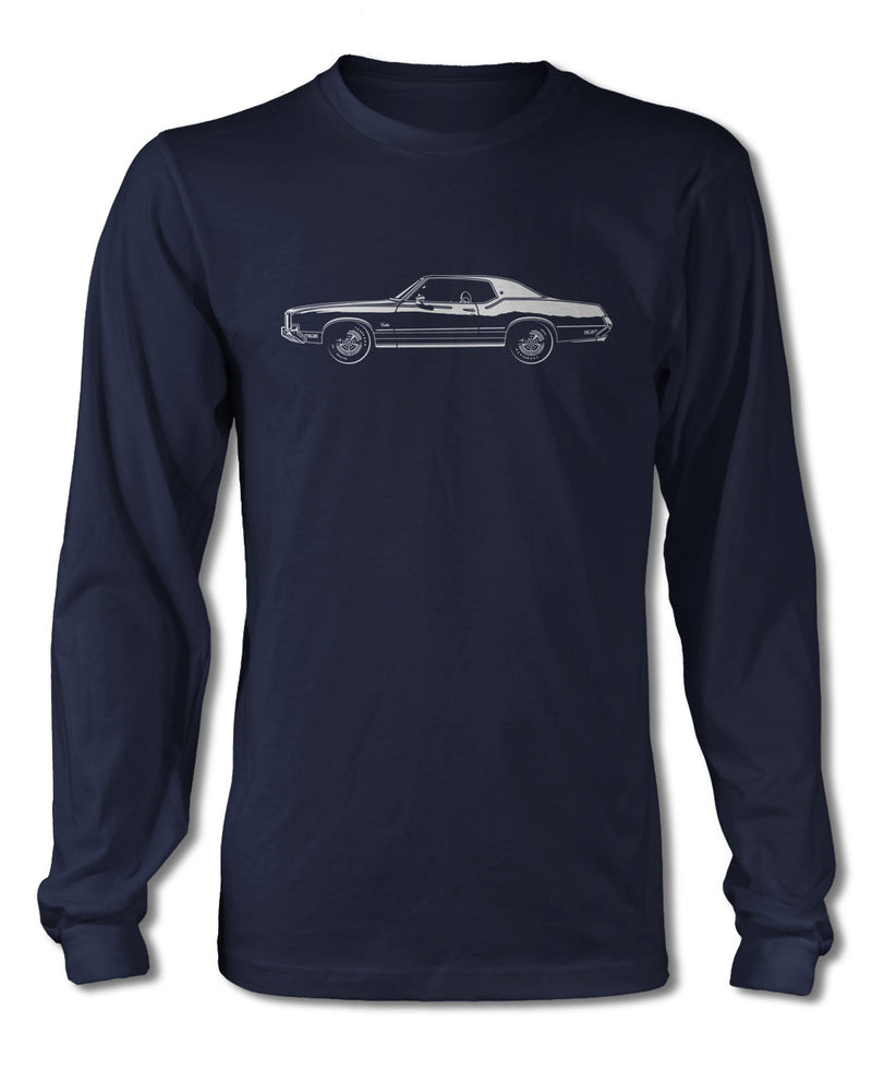 1972 Oldsmobile Cutlass Supreme Coupe T-Shirt - Long Sleeves - Side View