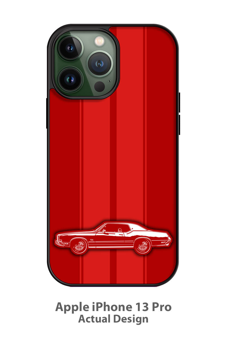 1972 Oldsmobile Cutlass Supreme Coupe Smartphone Case - Racing Stripes