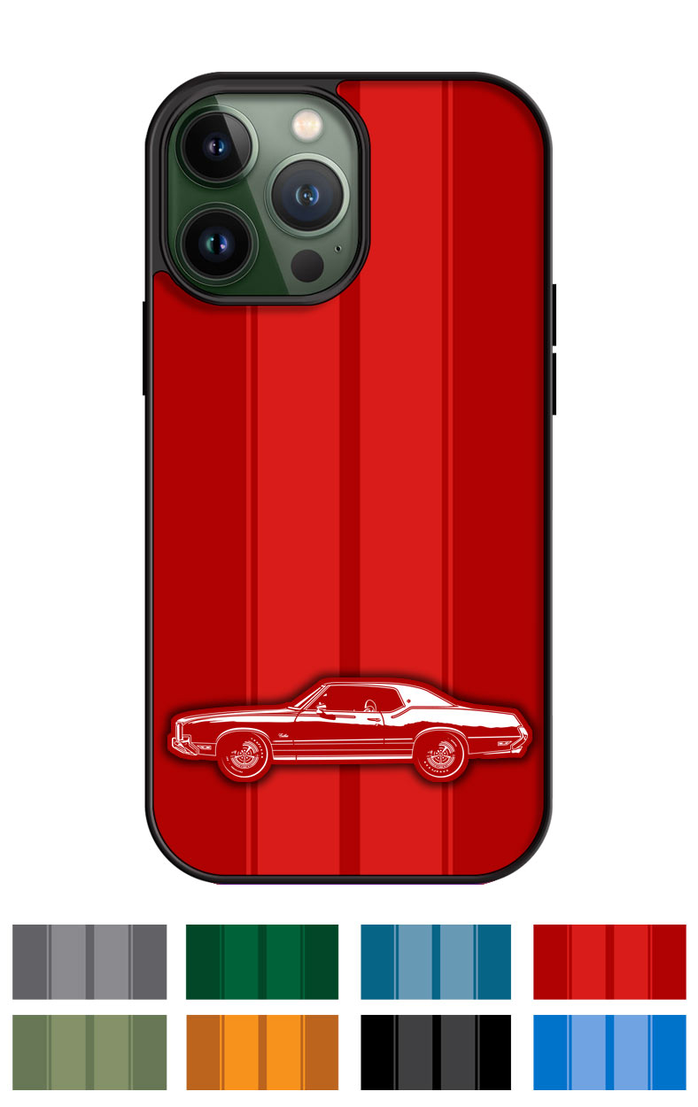1972 Oldsmobile Cutlass Supreme Coupe Smartphone Case - Racing Stripes
