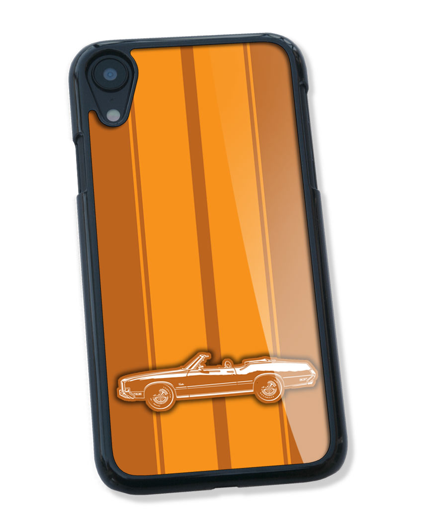 1972 Oldsmobile Cutlass Supreme Convertible Smartphone Case - Racing Stripes