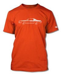 1972 Oldsmobile Cutlass Supreme Coupe with Stripes T-Shirt - Men - Side View