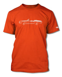 1972 Oldsmobile Cutlass Supreme Convertible with Stripes T-Shirt - Men - Side View