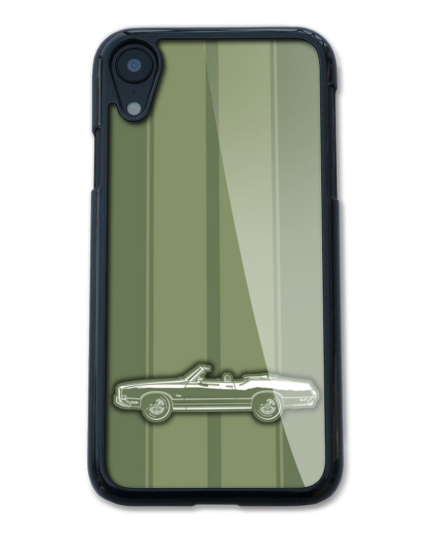 1972 Oldsmobile Cutlass Supreme Convertible with Stripes Smartphone Case - Racing Stripes