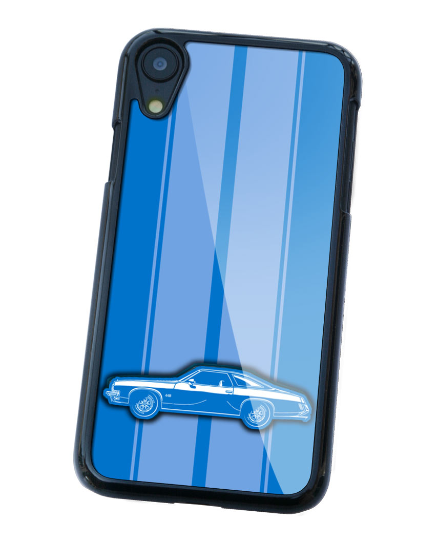 1973 Oldsmobile Cutlass 4-4-2 Coupe Smartphone Case - Racing Stripes