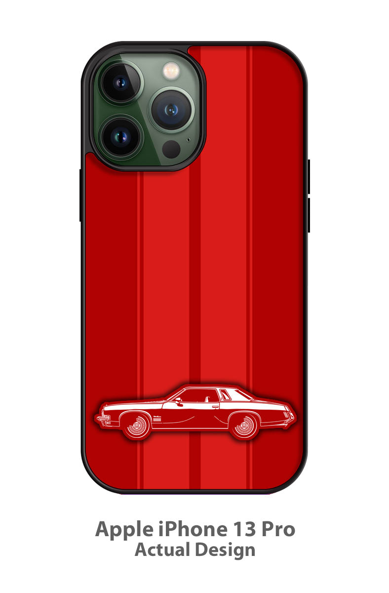 1973 Oldsmobile Cutlass Supreme Coupe Smartphone Case - Racing Stripes