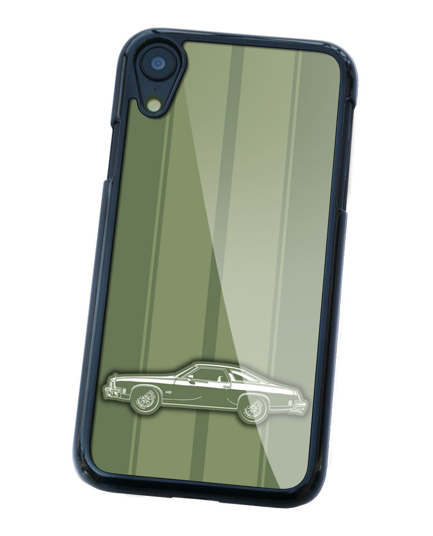 1974 Oldsmobile Cutlass 4-4-2 Coupe Smartphone Case - Racing Stripes