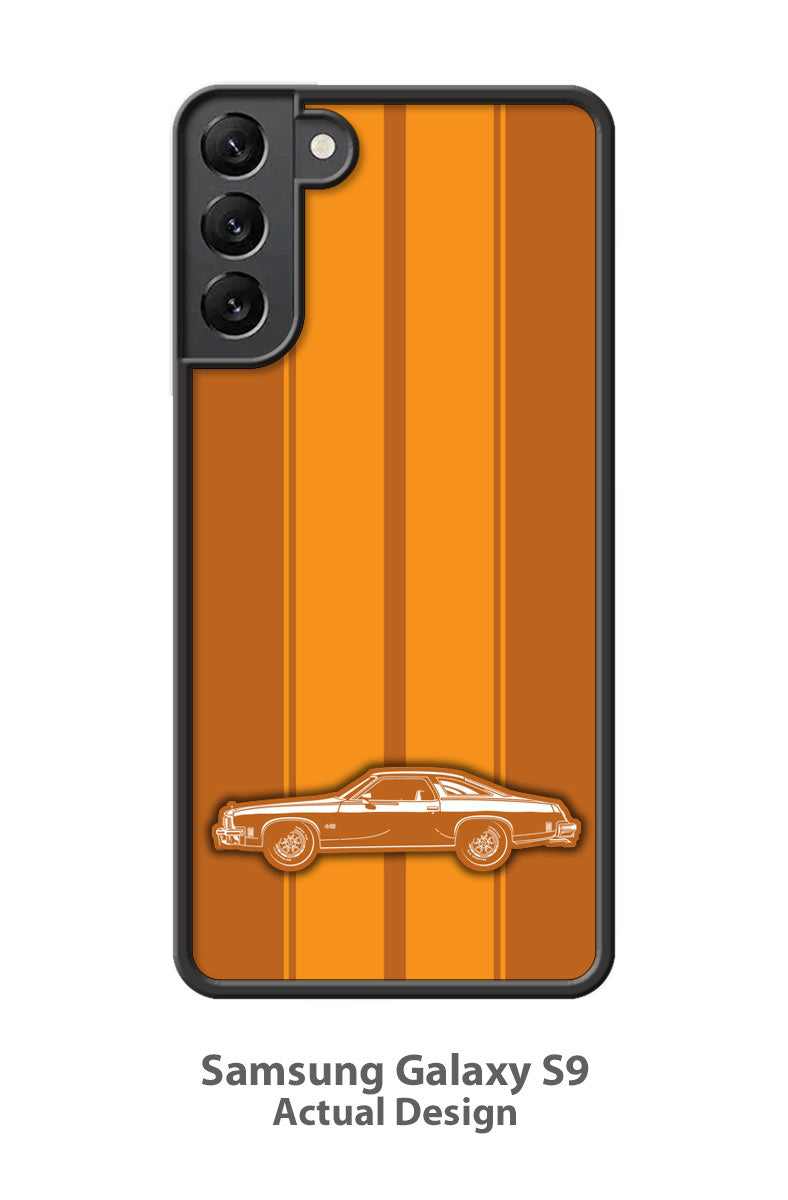 1975 Oldsmobile Cutlass 4-4-2 Coupe Smartphone Case - Racing Stripes