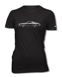 1975 Oldsmobile Cutlass 4-4-2 Coupe with Stripes T-Shirt - Women - Side View