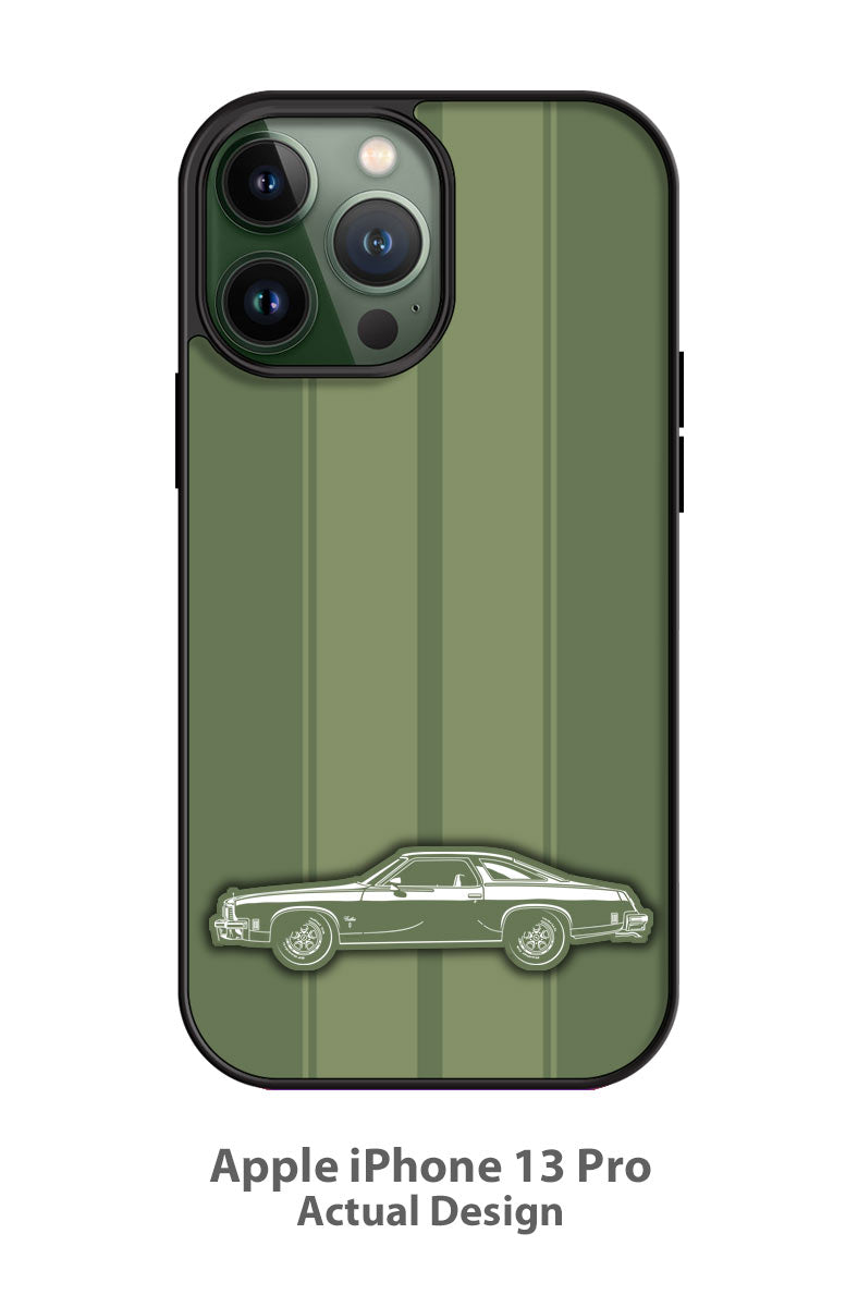 1975 Oldsmobile Cutlass S Coupe Smartphone Case - Racing Stripes