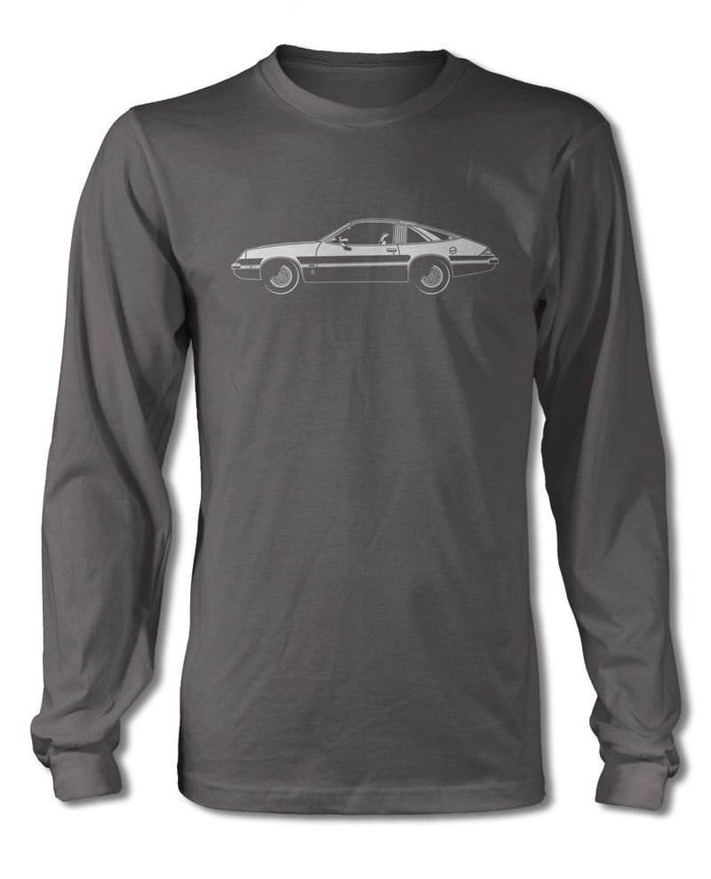 1975 Oldsmobile Starfire Hatchback T-Shirt - Long Sleeves - Side View