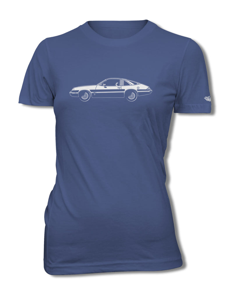 1975 Oldsmobile Starfire Hatchback T-Shirt - Women - Side View