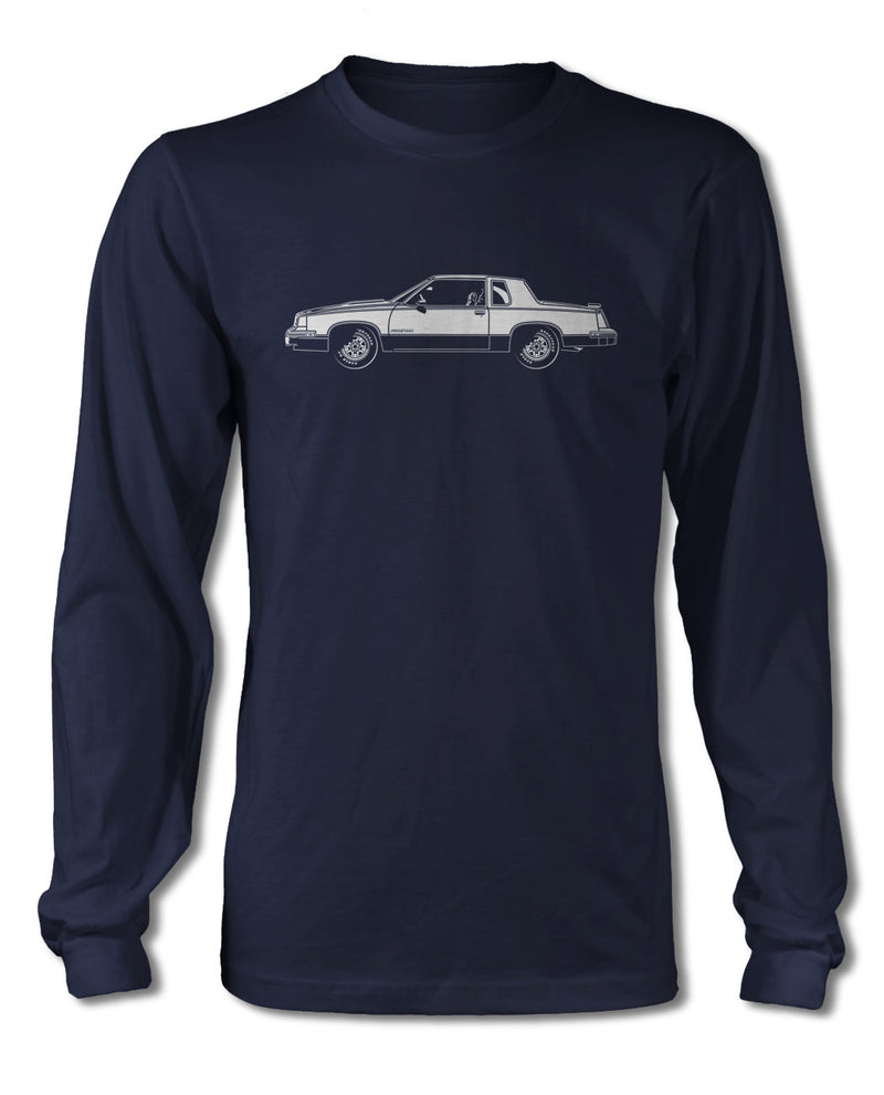 1984 Oldsmobile Cutlass Calais coupes Hurst/Olds T-Shirt - Long Sleeves - Side View