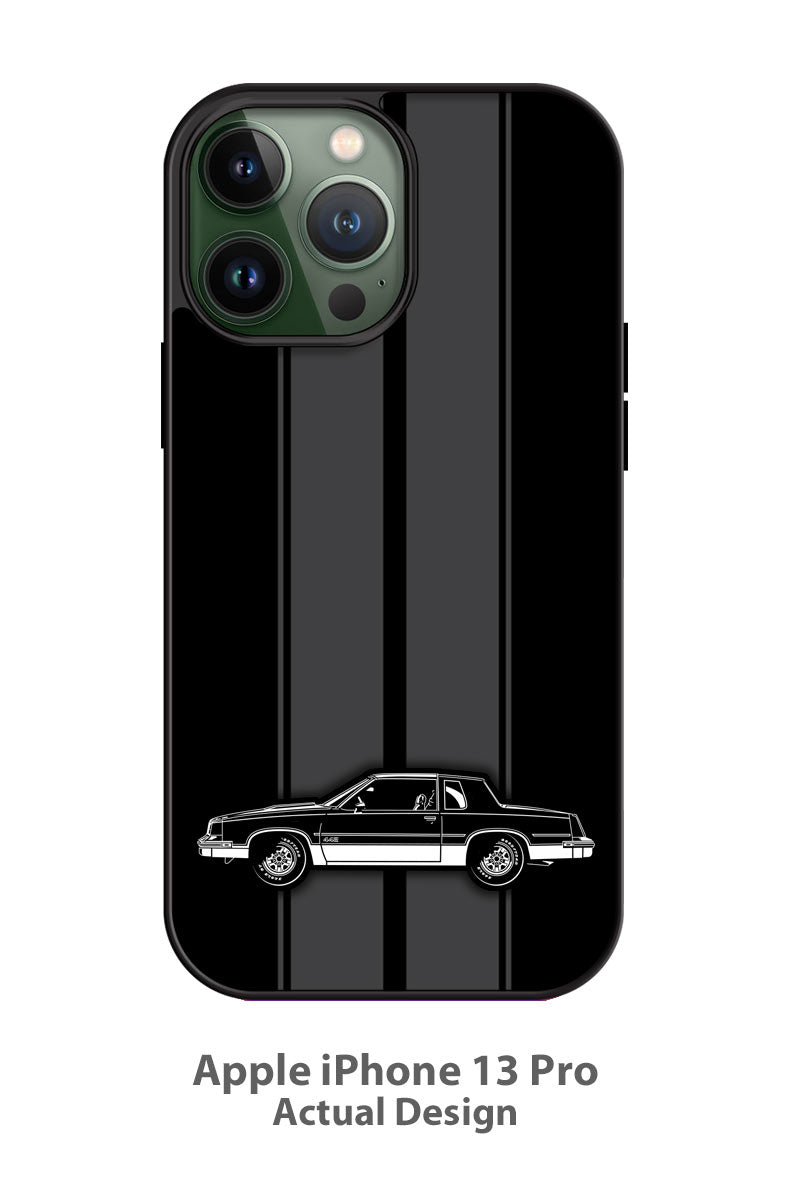 1985 Oldsmobile Cutlass 4-4-2 coupe Smartphone Case - Racing Stripes