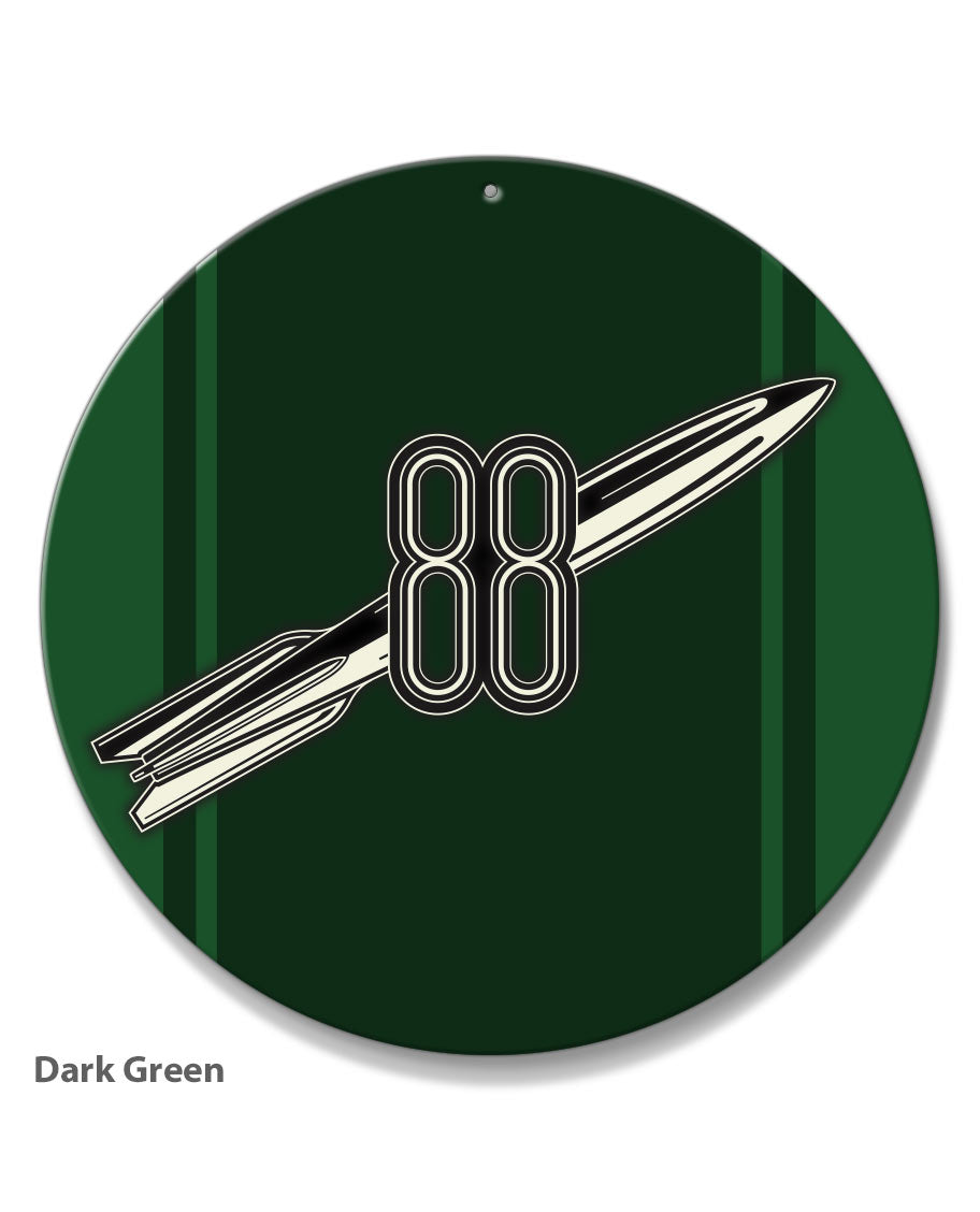 ファッション人気ブランドランキング Emblem Rocket 88 Oldsmobile 1950 Aluminum Round - 1953 - ミュージック