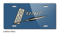 Oldsmobile 88 Rocket Emblem 1952 - License Plate - Vintage Emblem