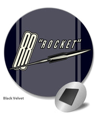 Oldsmobile 88 Rocket Emblem 1952 - Round Fridge Magnet - Vintage Emblem