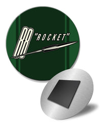 Oldsmobile 88 Rocket Emblem 1952 - Round Fridge Magnet - Vintage Emblem