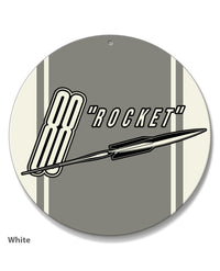 Oldsmobile 88 Rocket Emblem 1952 - Round Aluminum Sign - Vintage Emblem