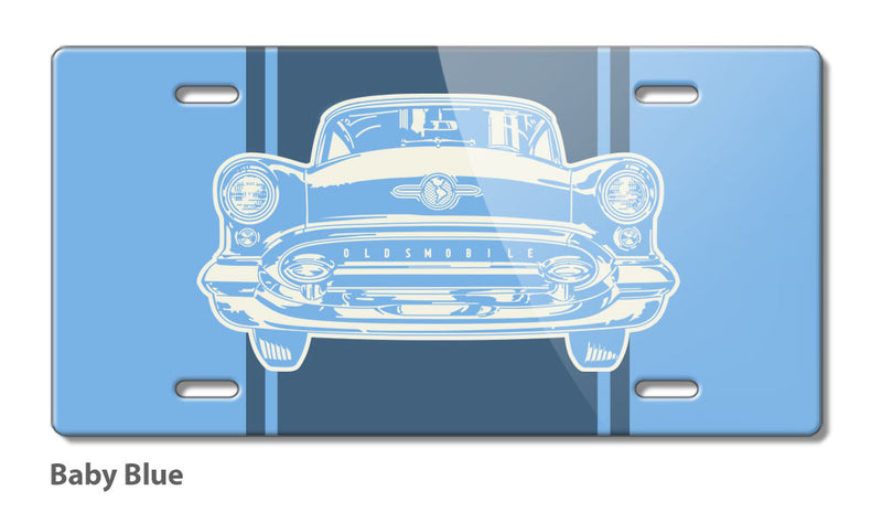 1955 Oldsmobile Front View License Plate - Front View