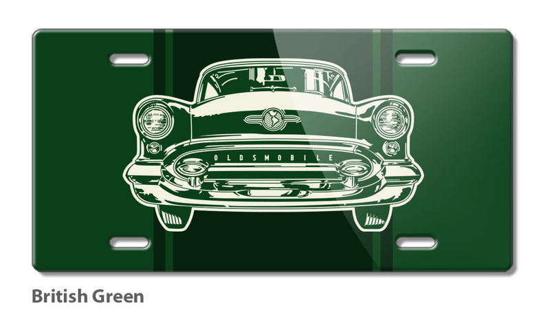 1955 Oldsmobile Front View License Plate - Front View