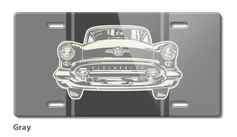 1955 Oldsmobile Front View License Plate - Front View