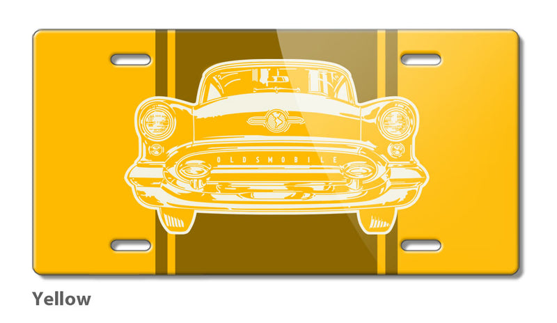 1955 Oldsmobile Front View License Plate - Front View