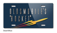 Oldsmobile Shooting Rocket Emblem 1953 - 1955 - License Plate - Vintage Emblem