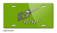 Oldsmobile Super 88 Rocket Emblem 1954 - 1956 - License Plate - Vintage Emblem
