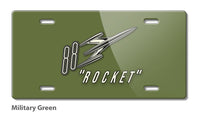 Oldsmobile Super 88 Rocket Emblem 1954 - 1956 - License Plate - Vintage Emblem