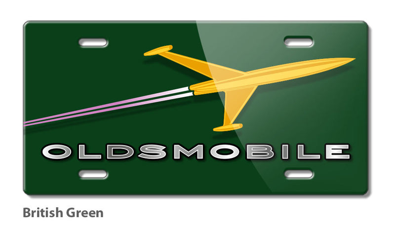 Oldsmobile Rocket Emblem 1956 - License Plate - Vintage Emblem
