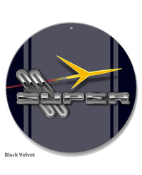 Oldsmobile Super 88 Rocket Emblem 1957 - Round Aluminum Sign - Vintage Emblem
