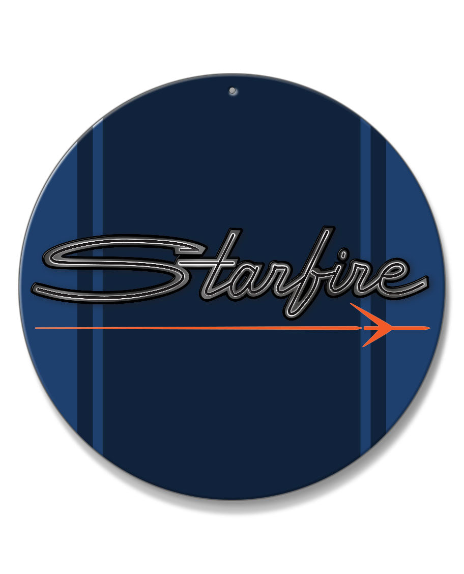 Oldsmobile Starfire Emblem 1961 - 1962 - Round Aluminum Sign - Vintage Emblem